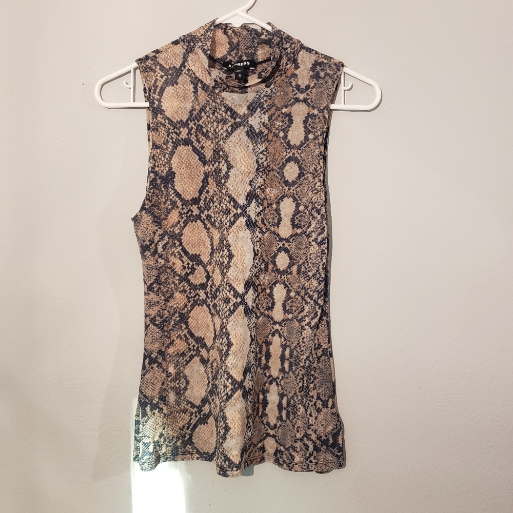 Micro-mesh Snakeprint Express Tank